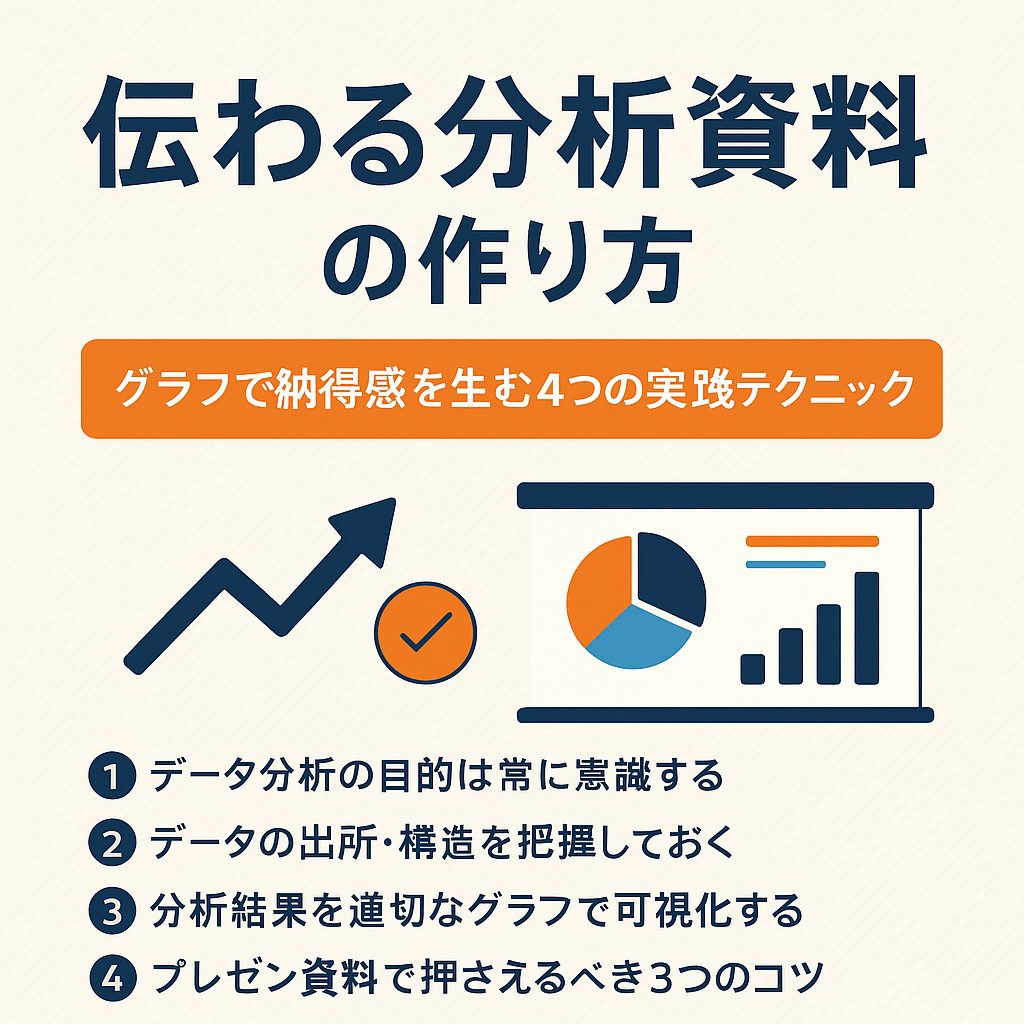 分析グラフを「伝わる」資料にするために